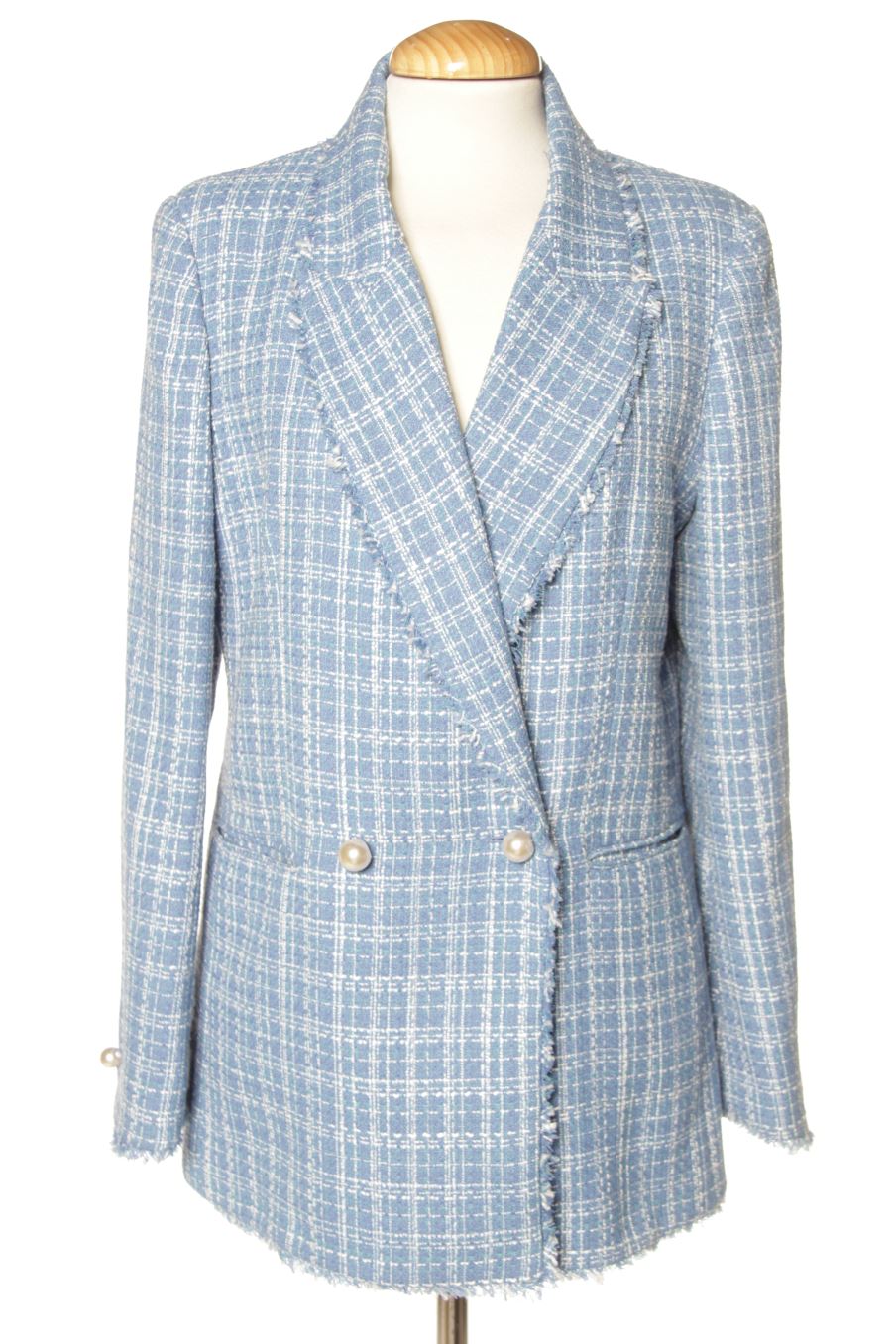 Blazer de salsa de la talla S, de color cuadros