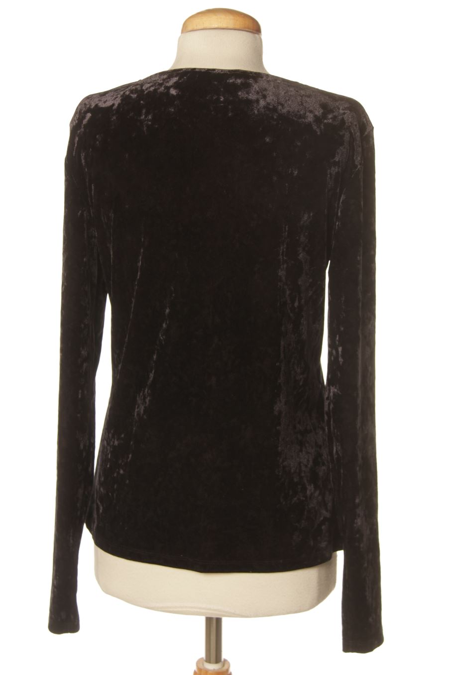 T-shirt à manches longues Mango de la taille L, de couleur noir de velours