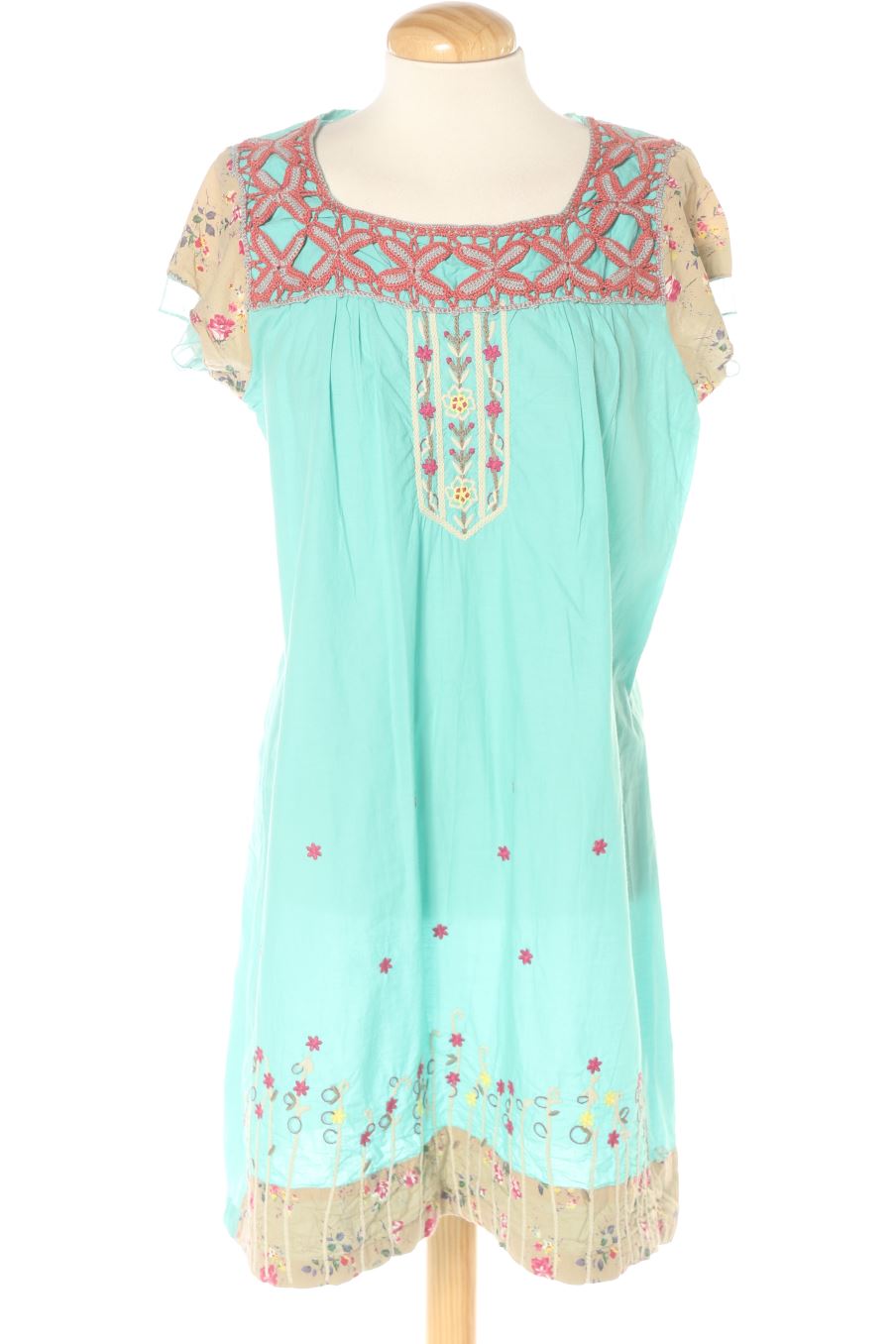Robe casual Pepita Perez de la taille L, de couleur turquoise