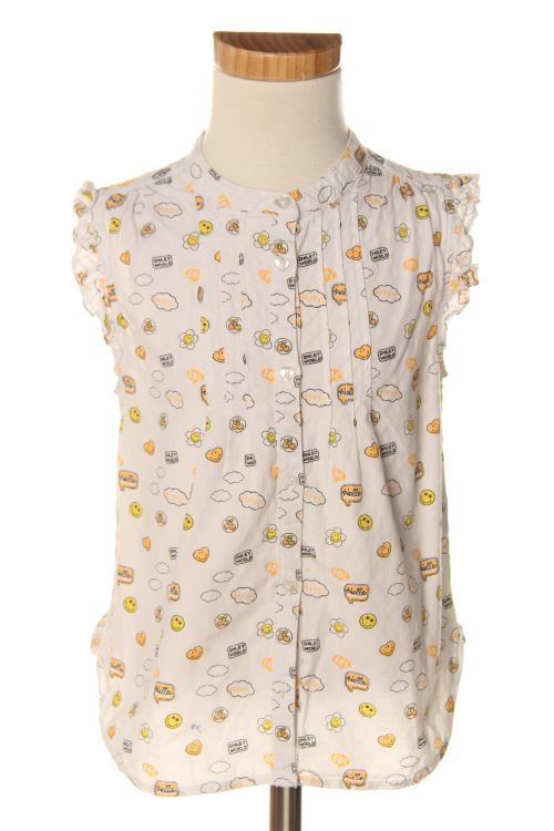 Kurzärmelige Bluse