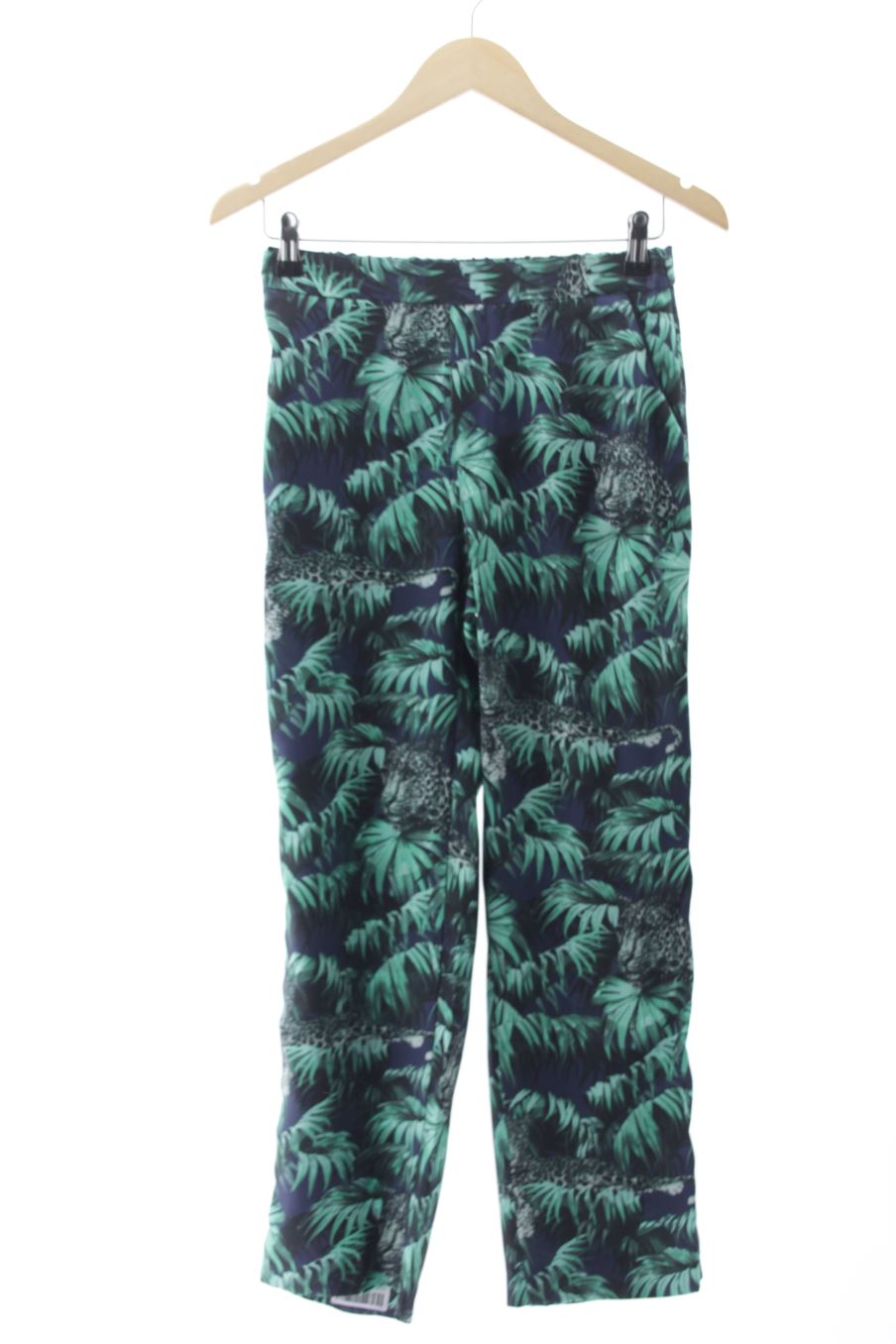 Pantalon Zara de la taille XS, de couleur vert
