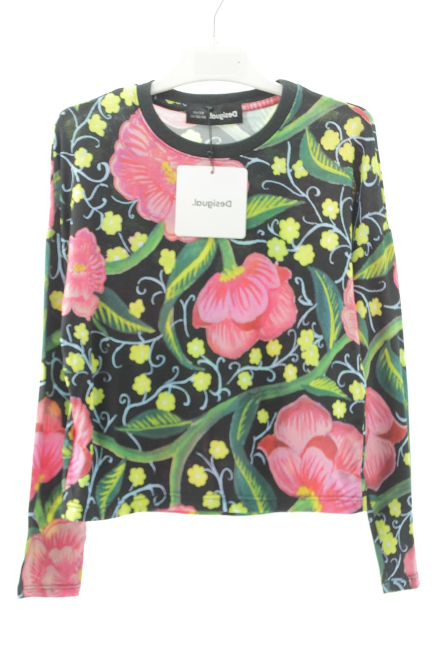 Maglietta a maniche lunghe de Desigual de la talla 7 anni con etichetta