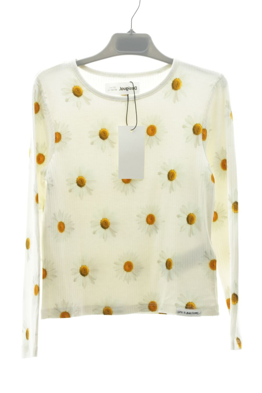 Camiseta de manga larga de Desigual de la talla 7 años con etiqueta