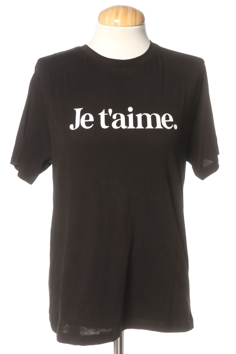 Camiseta de Stradivarius de la talla M, de color negro