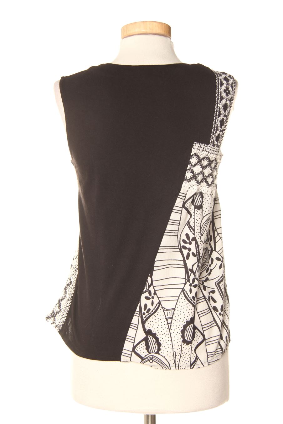 Top BIMBA Y LOLA de la taille S, de couleur noir