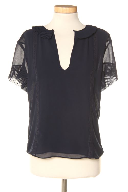 Blusa a maniche corte