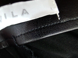 Pantalon Vila de la taille L, de couleur noir de synthétique