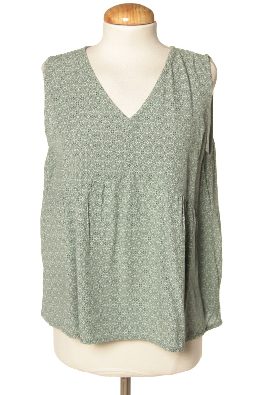 Top Made in italy de la taille M, de couleur vert