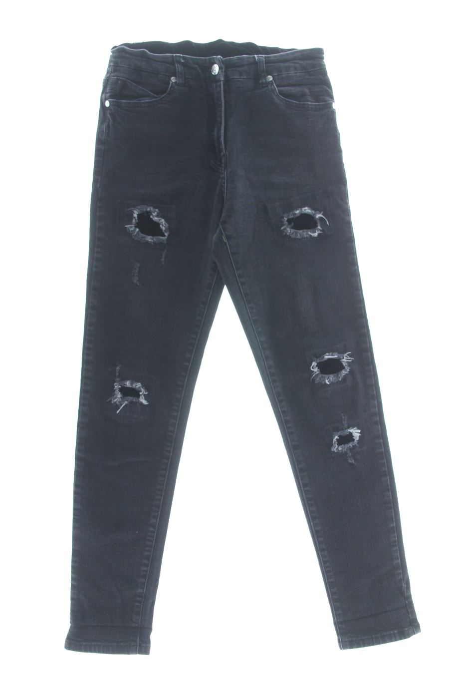 Jeans Monalisa de la taille 36, de couleur noir de denim