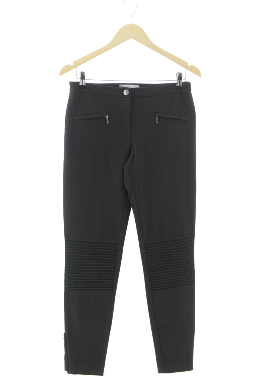 Pantaloni de Mango de la talla 38, de color nero
