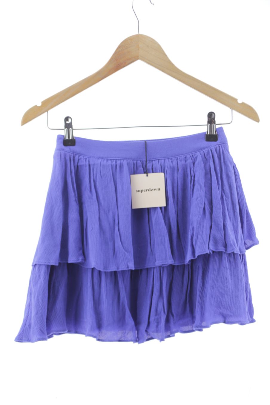 Jupe Superdown de la taille XS, de couleur bleu