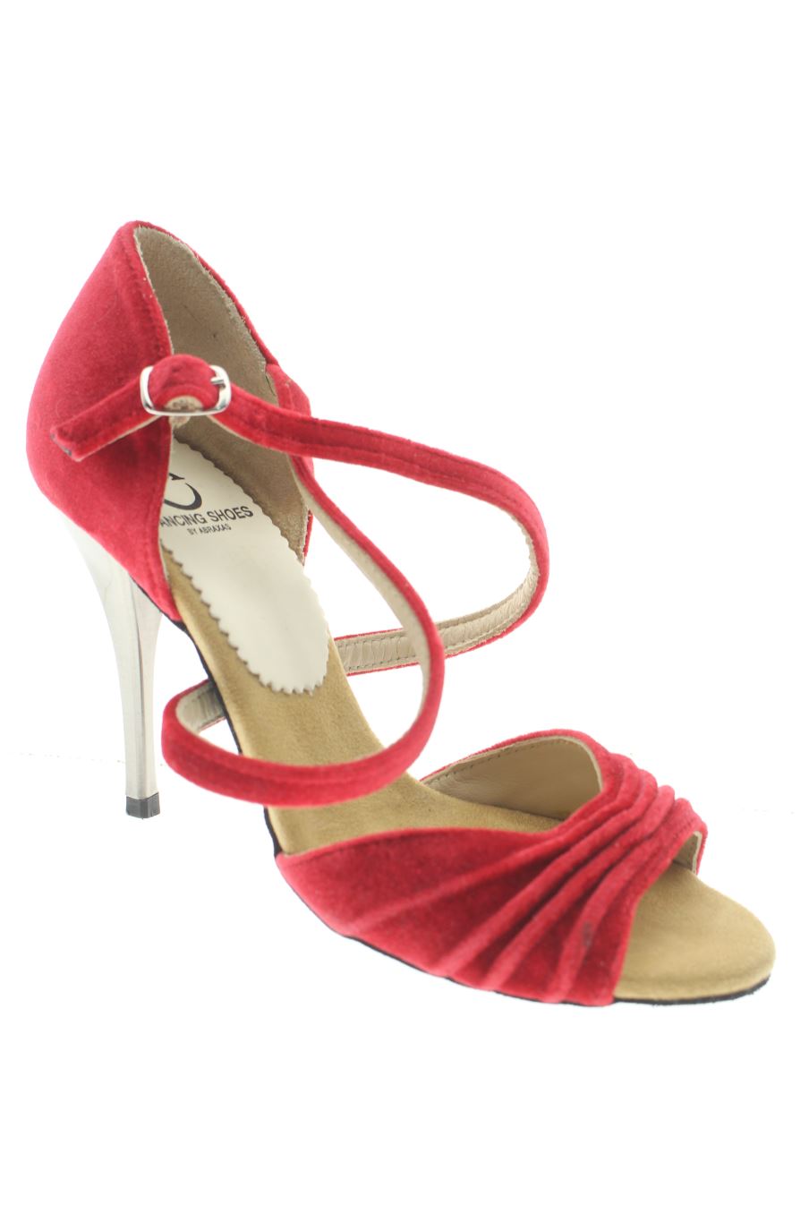 Sandalias tacon de Dancing shoes de la talla 37, de color rojo de