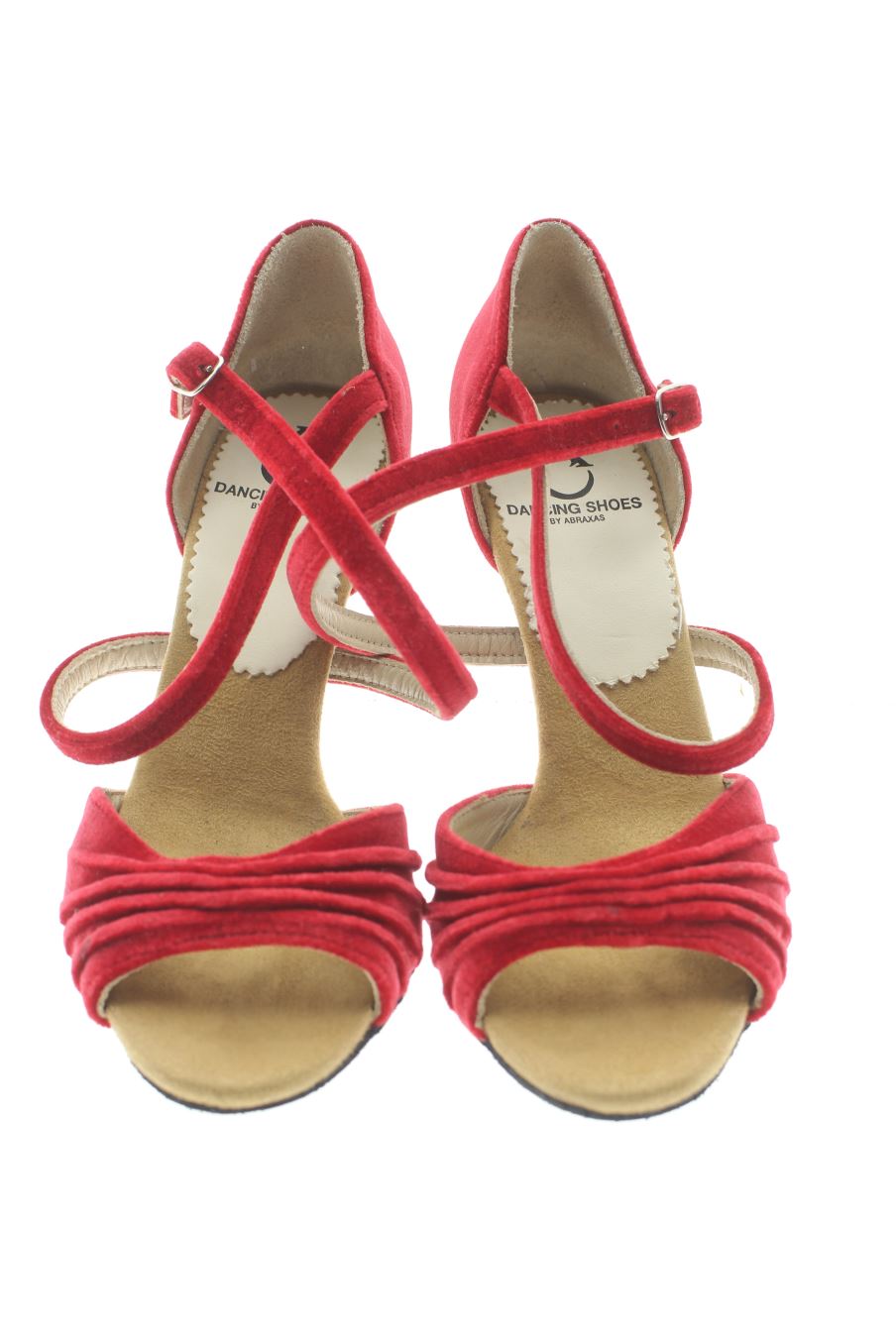 Sandalias tacon de Dancing shoes de la talla 37, de color rojo de
