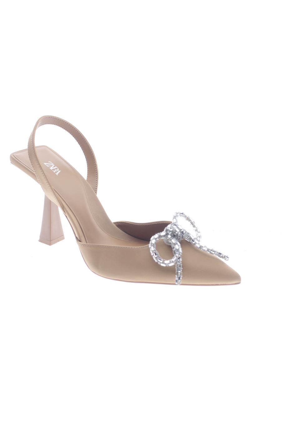 Sandales à talons de Zara de la taille 40, de couleur marron de
