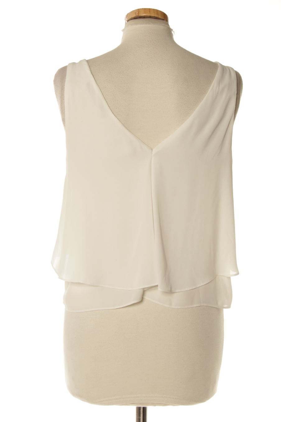Top Trafaluc de la taille S, de couleur blanc