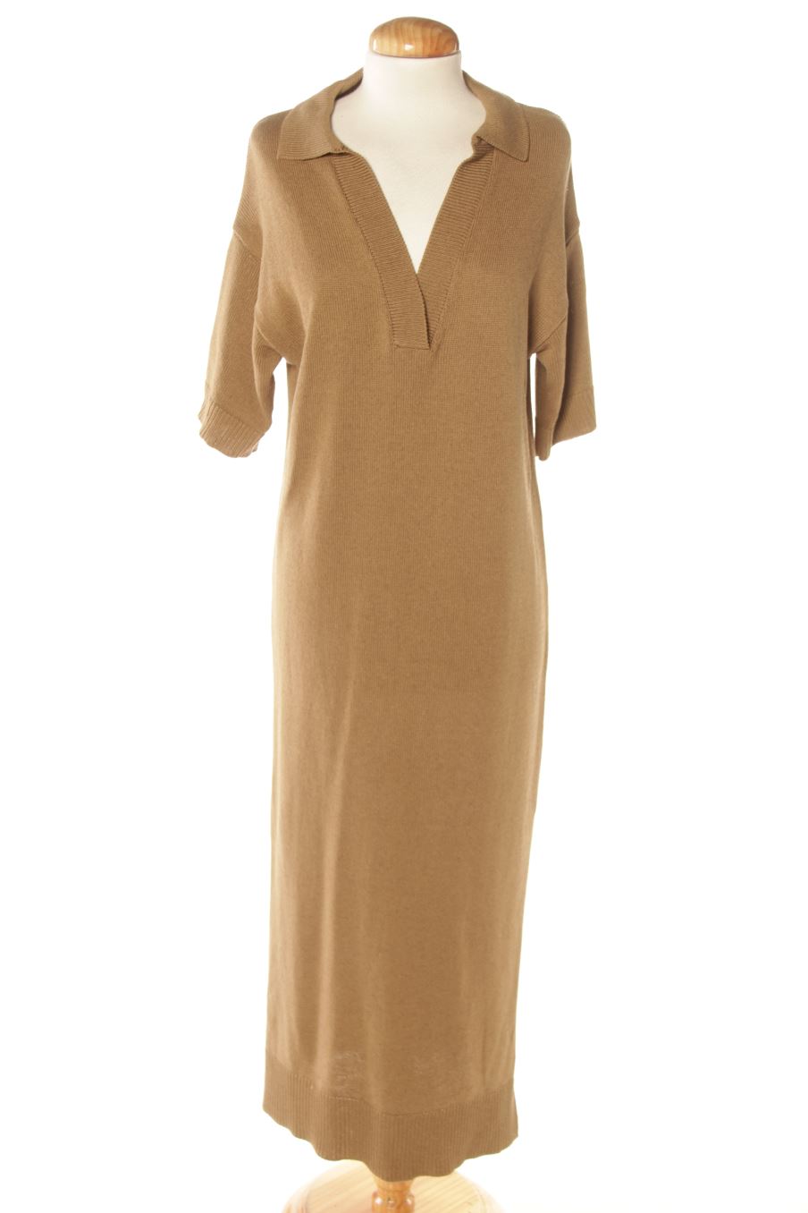 Vestido casual de Mango de la talla S, de color marrón