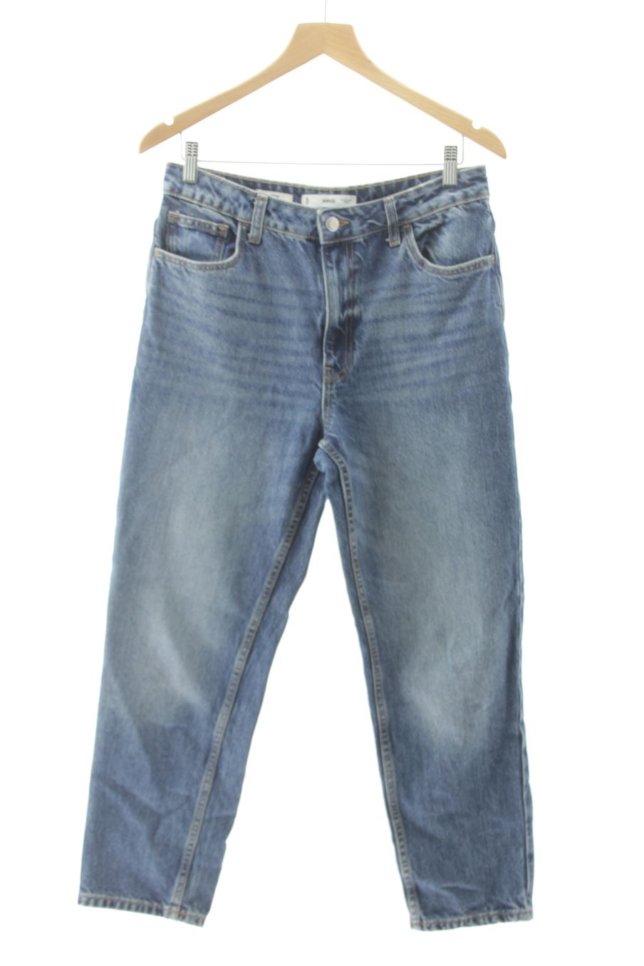 Vaquero de Mango de la talla 38, de color azul de ropa vaquera