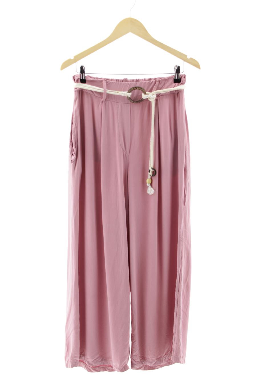 Pantalon Made in italy de la taille S, de couleur rose