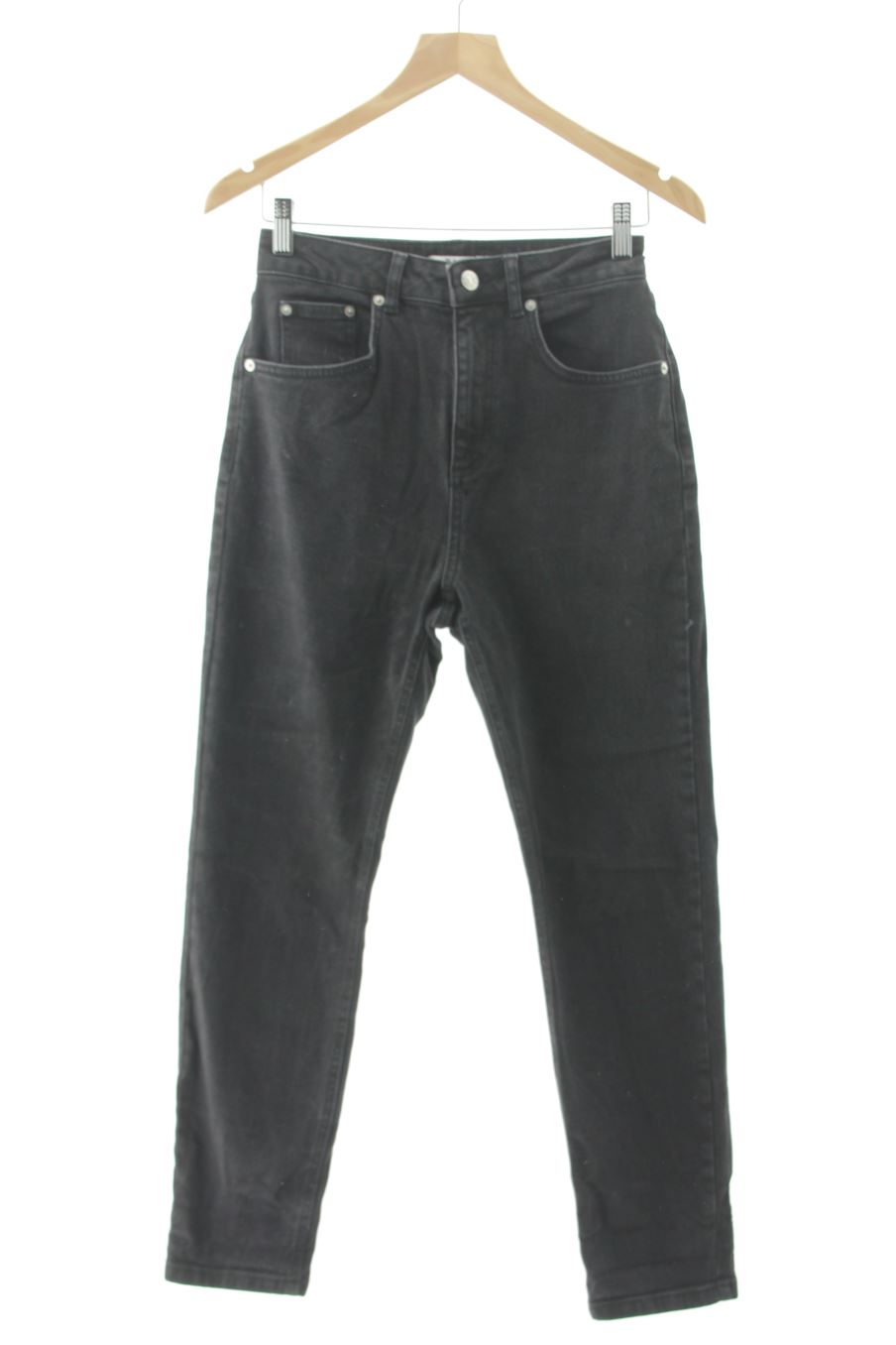 Jeans NA-KD de la taille 36, de couleur noir de denim