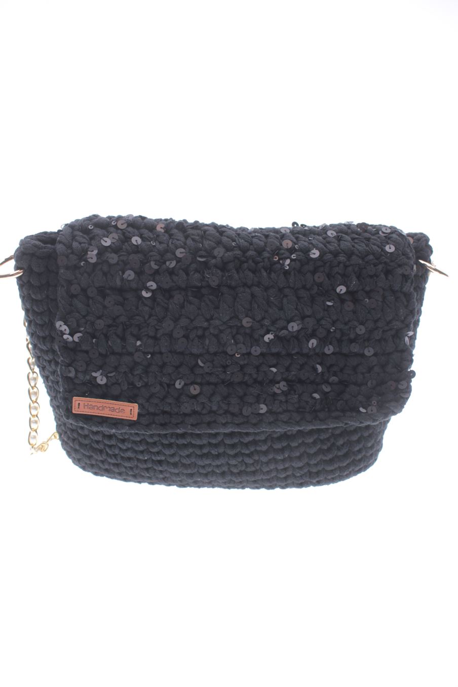 Sac à bandoulièreNoir HAND MADE