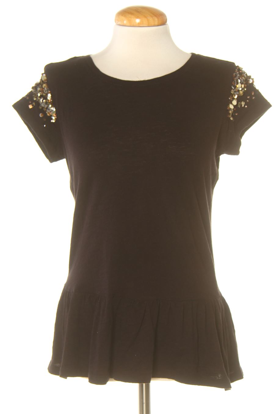 Top de Stradivarius de la talla M, de color nero