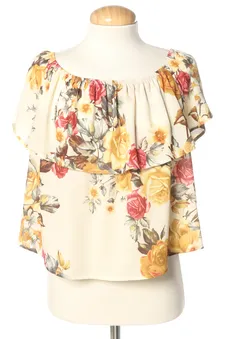 Blusa de manga corta S Stradivarius, foto 1 de 2