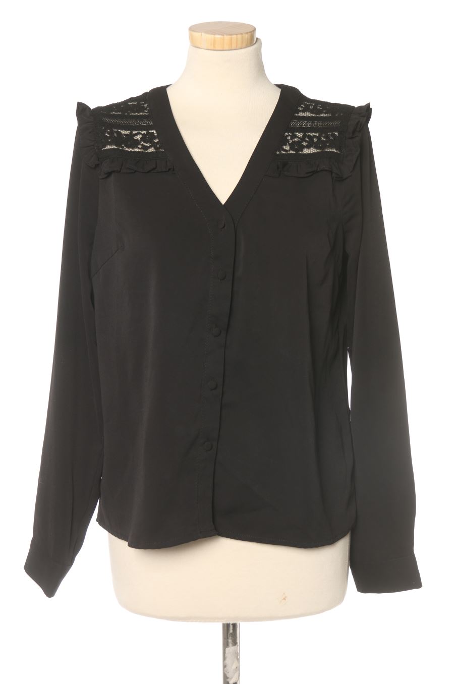 Chemise EMMA ELLA PARIS de la taille S, de couleur noir