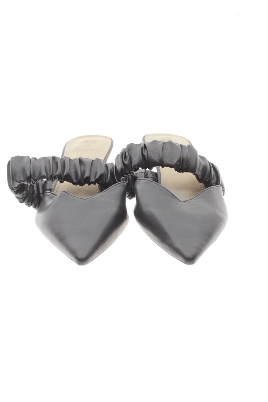 Sandalias tacon de H&M de la talla 42, de color negro de