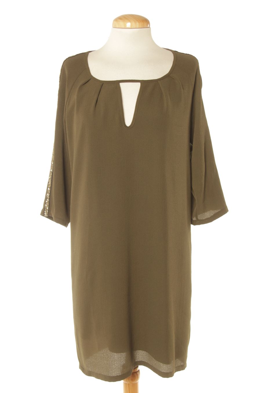 Robe casual Miss Miss de la taille XS, de couleur vert