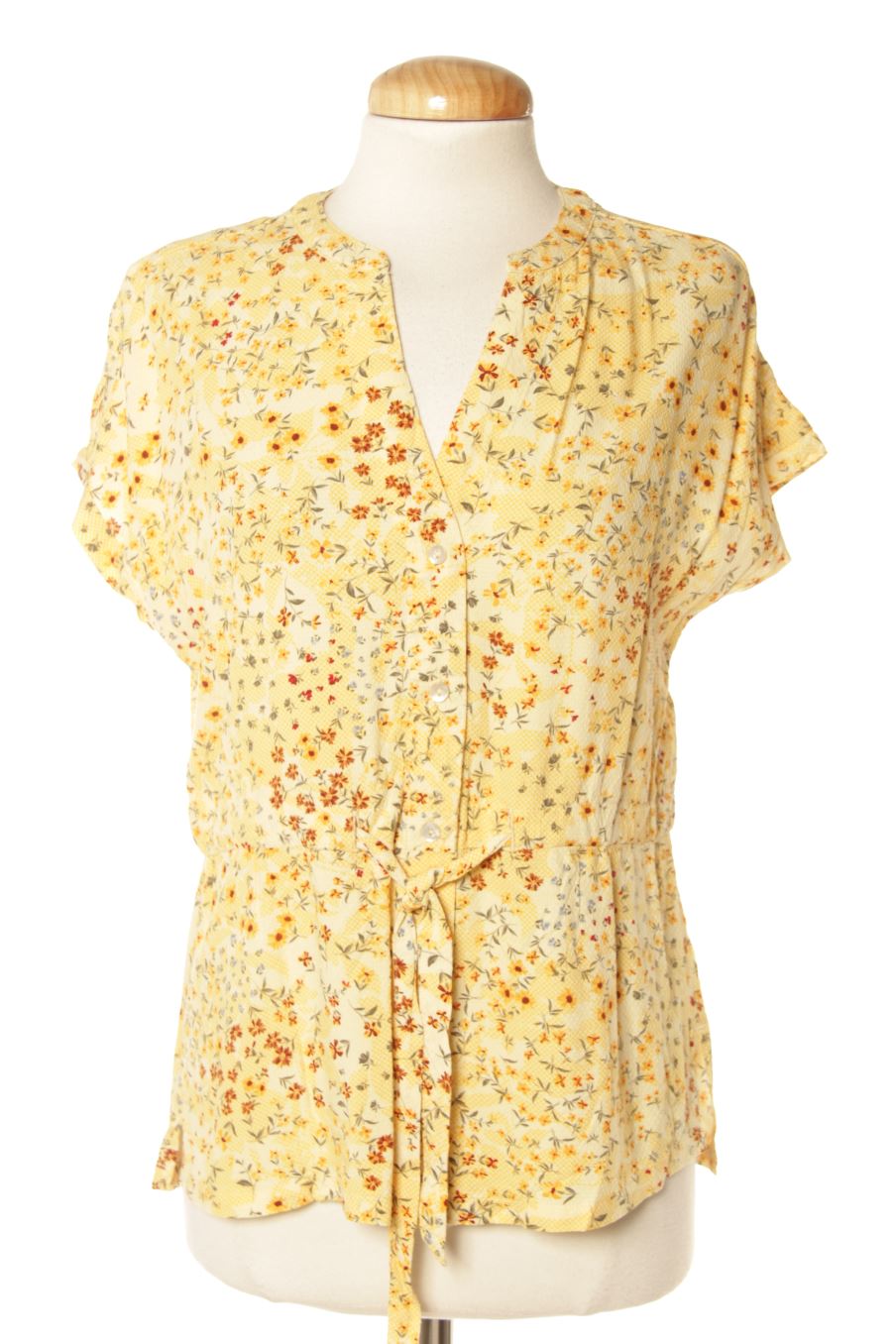 Blouse à manches courtes s.Oliver de la taille 34, de couleur fleurs
