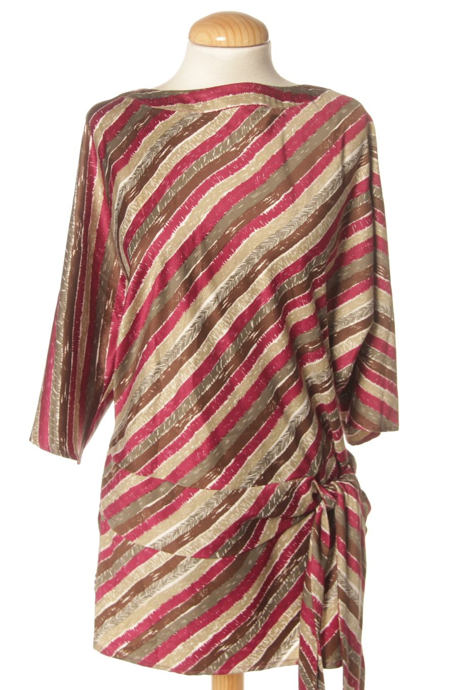Kurzärmelige Bluse von Cortefiel Größe S, Farbe Gestreift, für