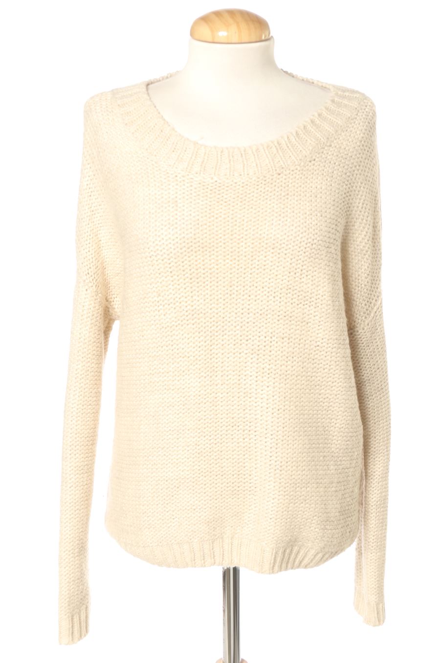 Jersey de Bershka de la talla S, de color beige