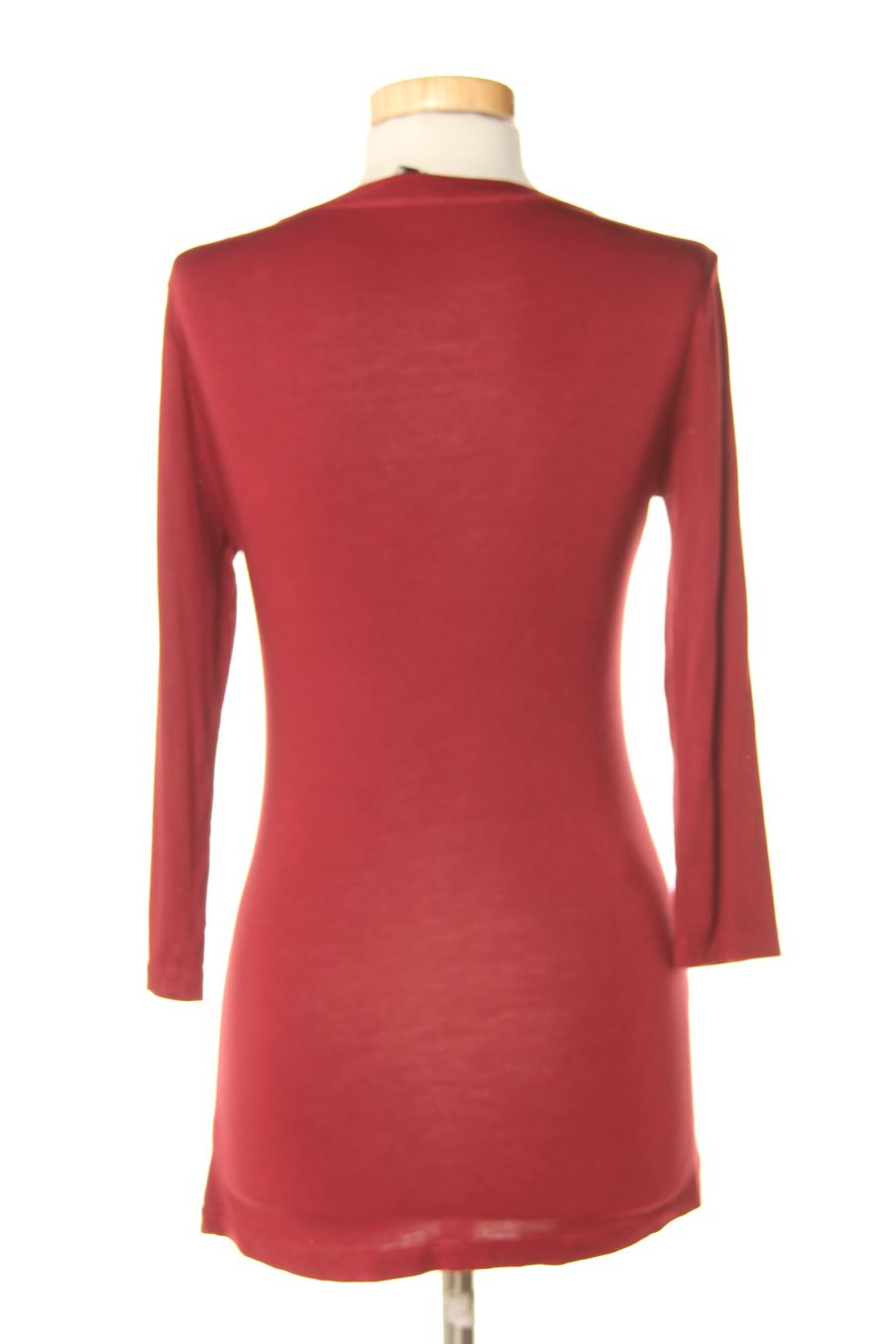 Camiseta de manga larga de Stradivarius de la talla M, de color rojo