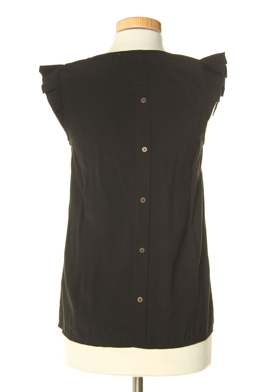 Blouse à manches courtes Grace&Mila de la taille S, de couleur noir