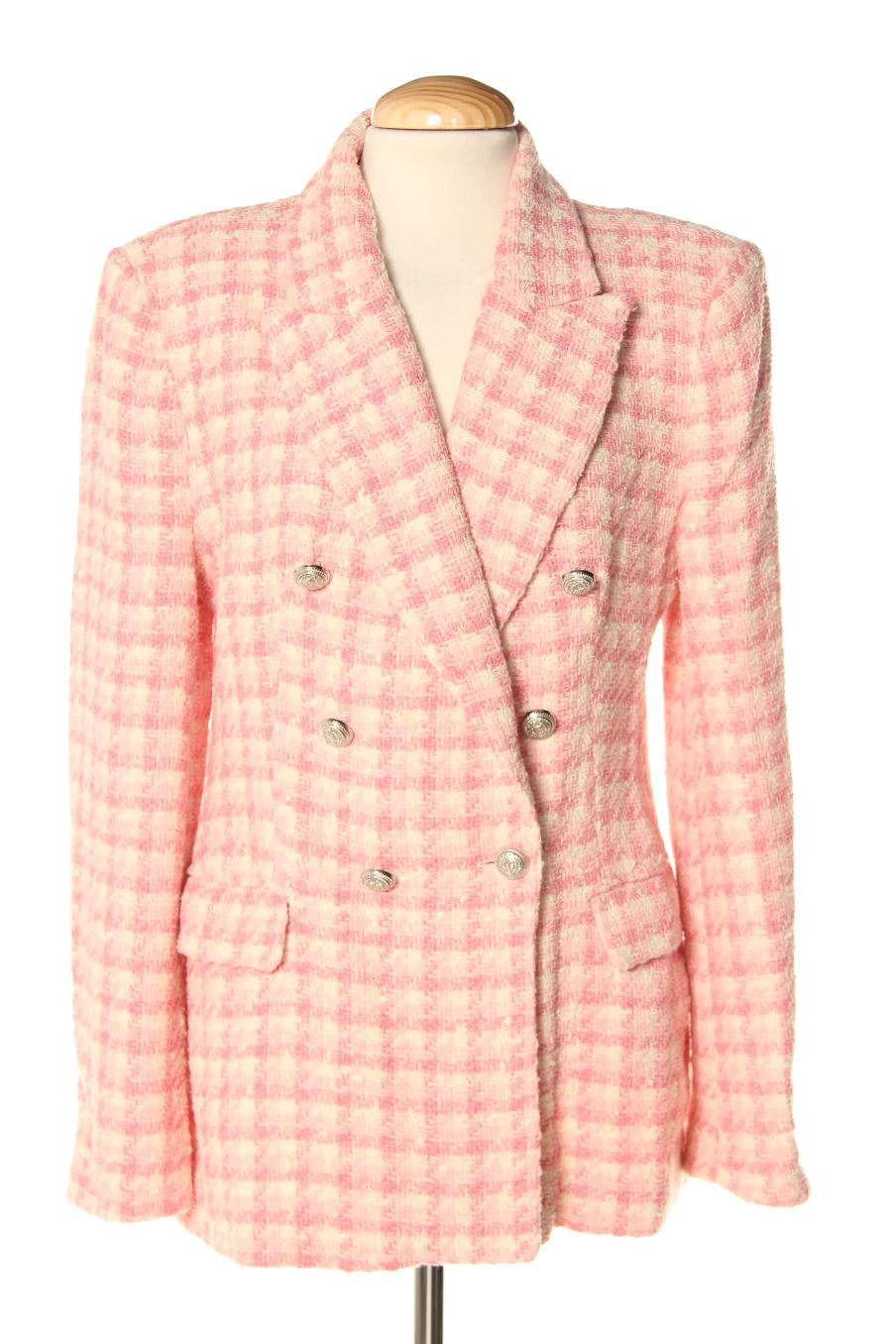 Blazer Zara de la taille L, de couleur carreaux