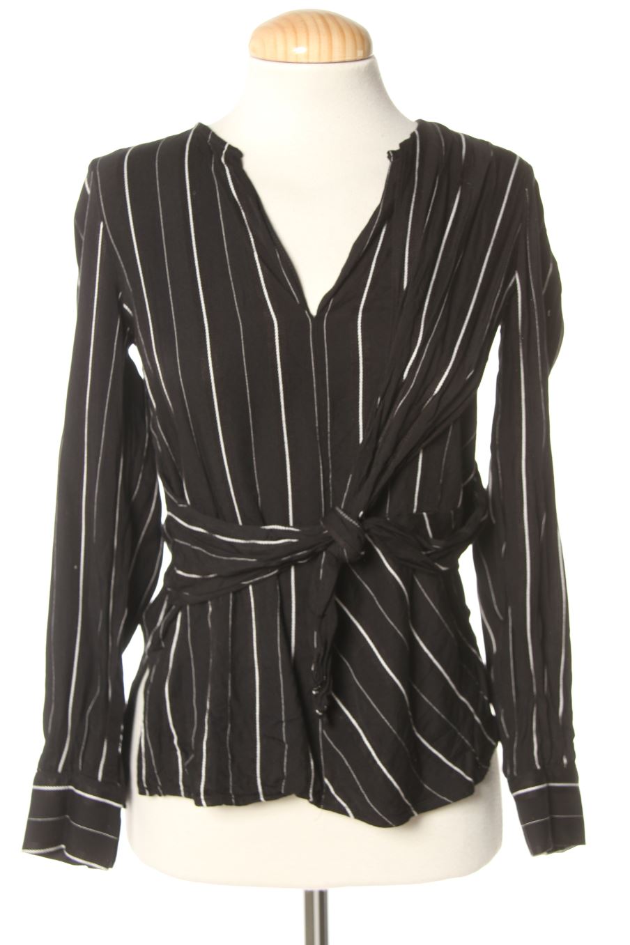 Blouse à manches longues Mango de la taille XS, de couleur rayures