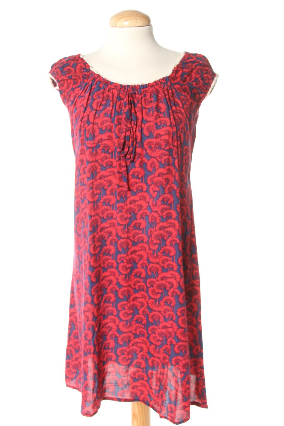 Robe De Soirée Papaya Occasion - Taille UK 10 - Couleur Beige Irisé - Sans Bretelles