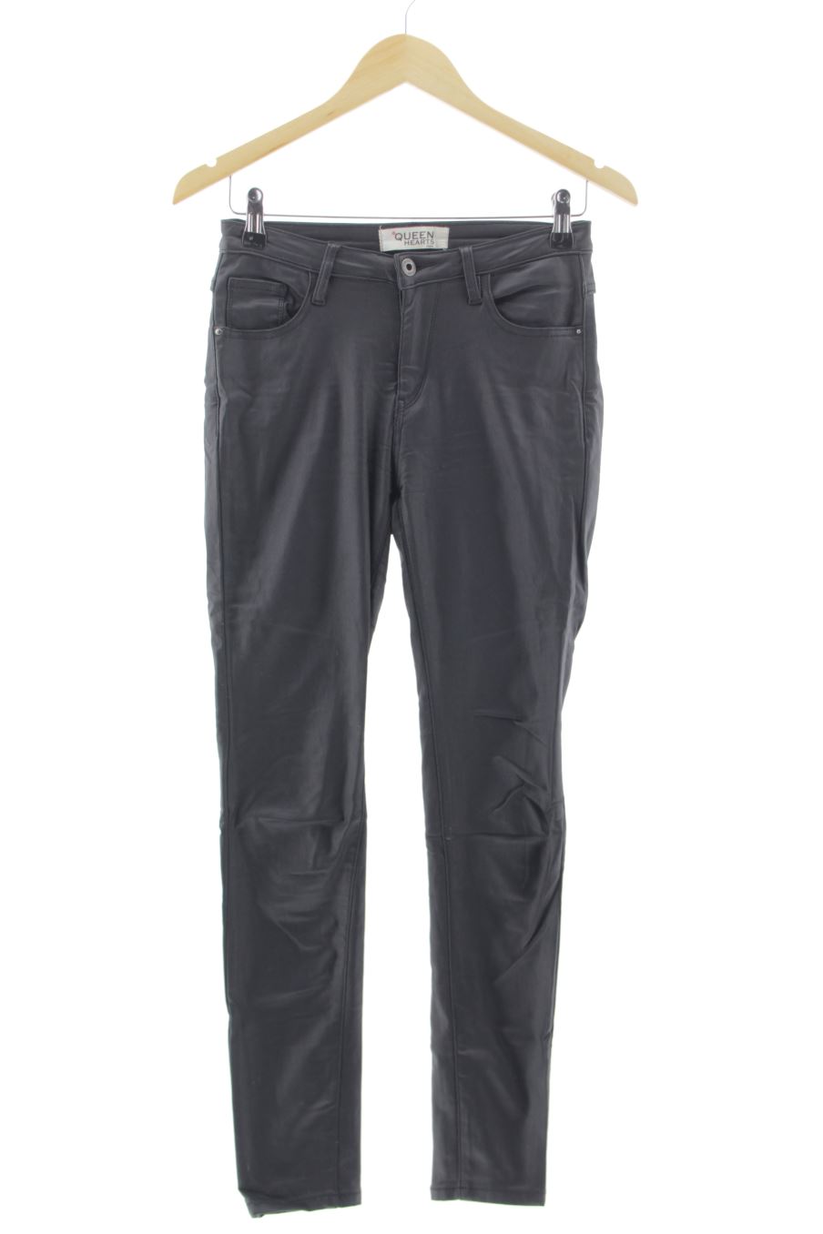 Jeans Queen Hearts Paris de la taille M, de couleur noir de denim