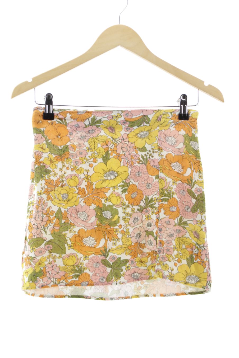 Falda de Pull & Bear de la talla S, de color flores
