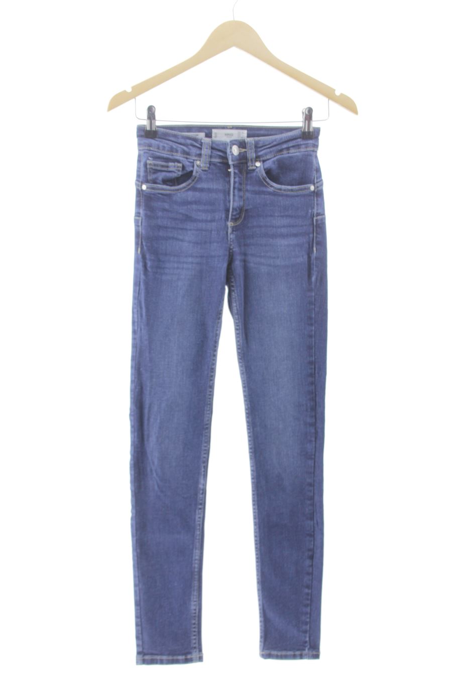 Vaquero de Mango de la talla 32, de color azul de ropa vaquera