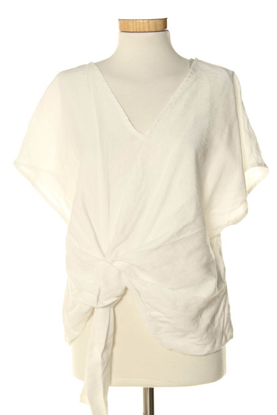 Blouse à manches courtes Sfera de la taille L, de couleur blanc