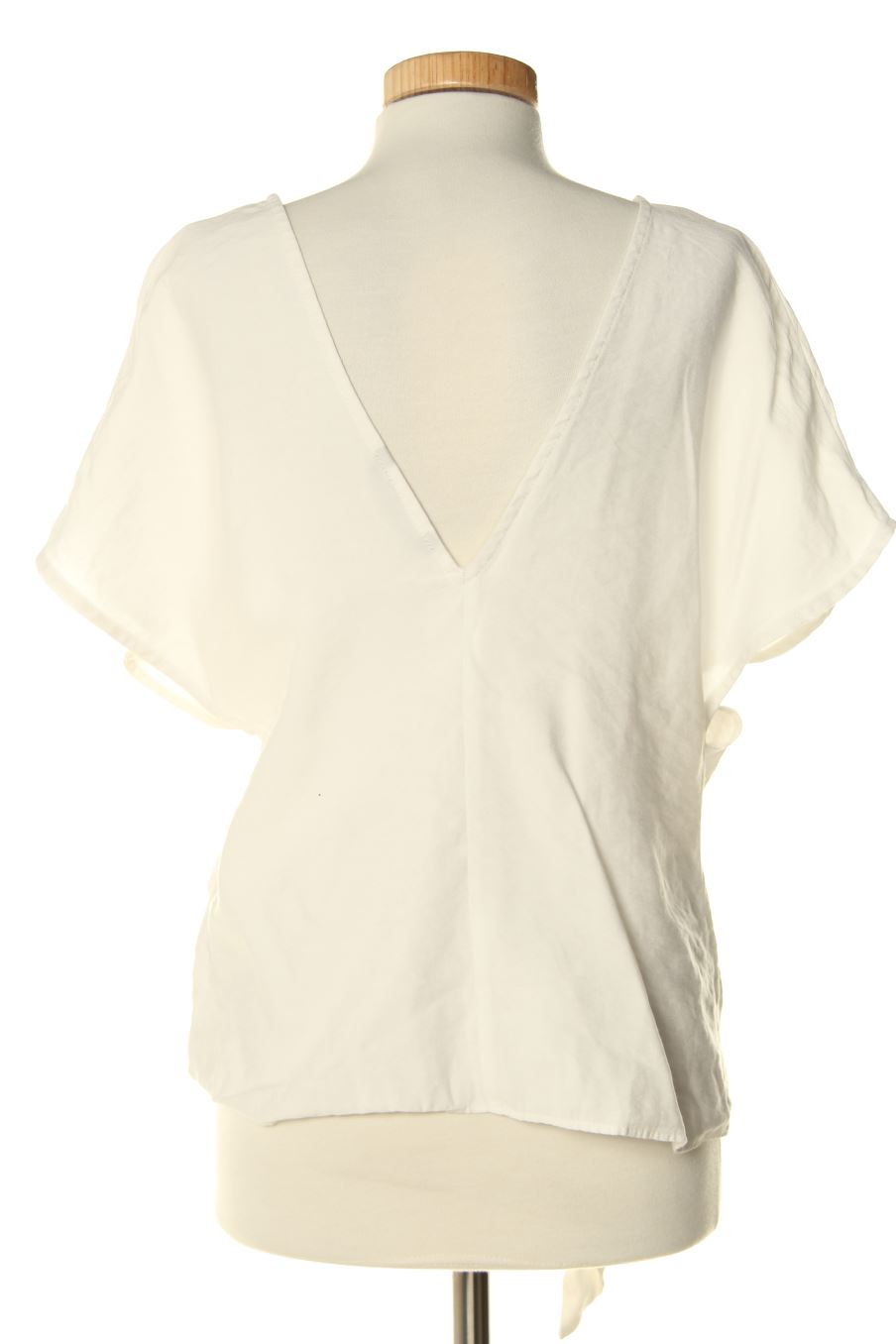Blouse à manches courtes Sfera de la taille L, de couleur blanc