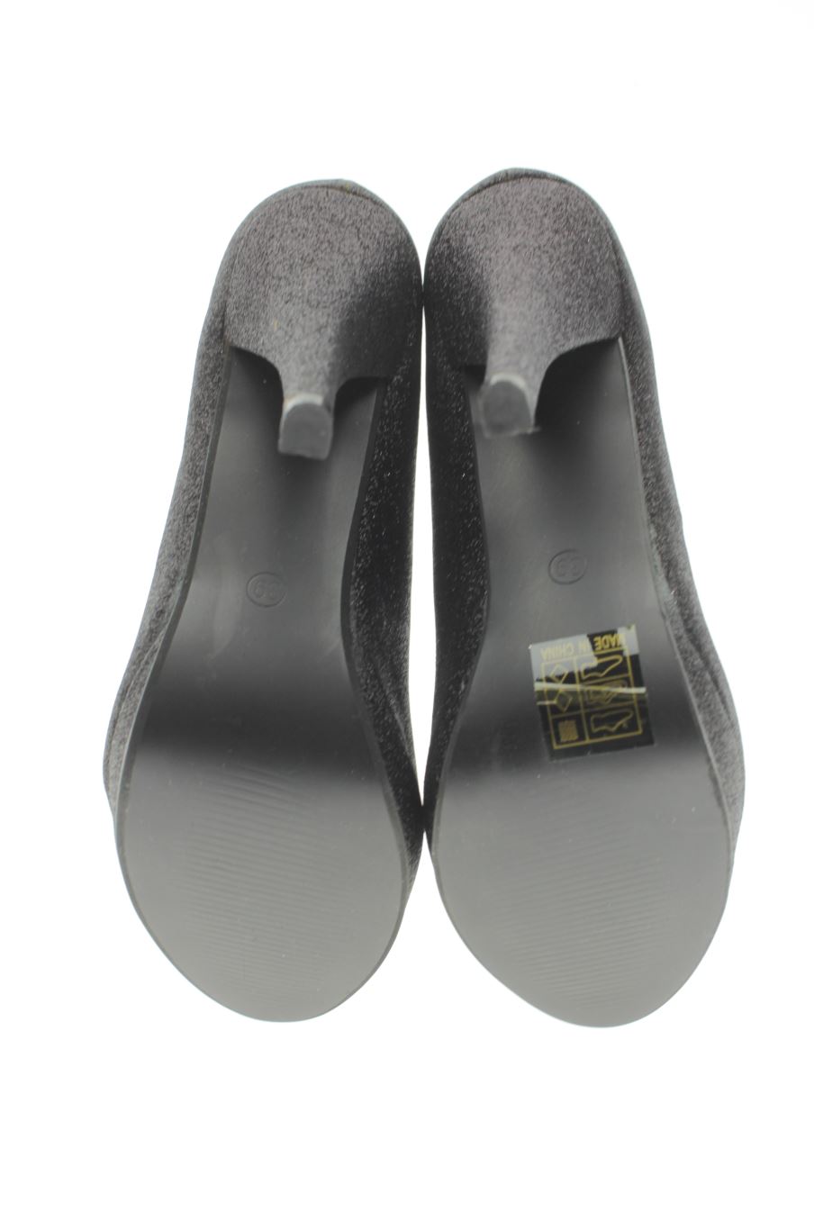 Zapatos de tacon de PERCENTIL de la talla 39, de color negro de