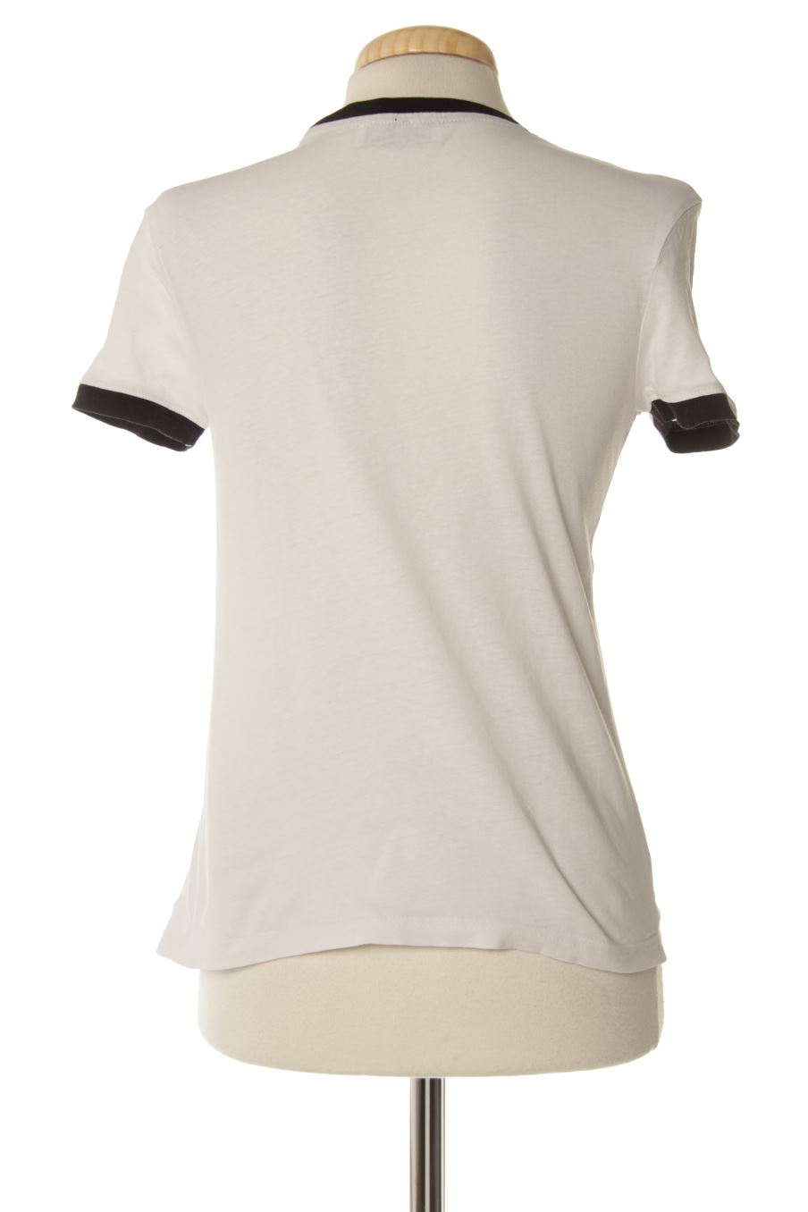Camiseta de Bershka de la talla XS, de color blanco