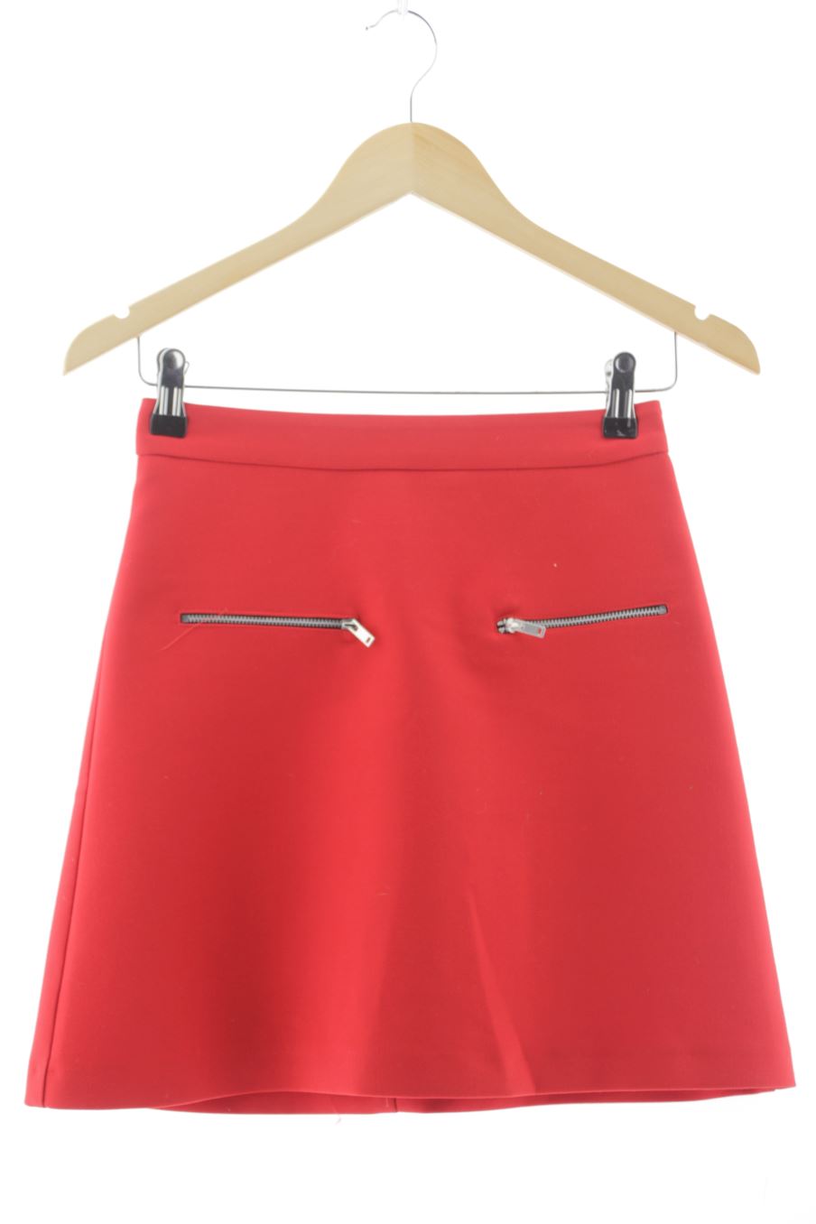 Jupe Zara de la taille XS de couleur rouge