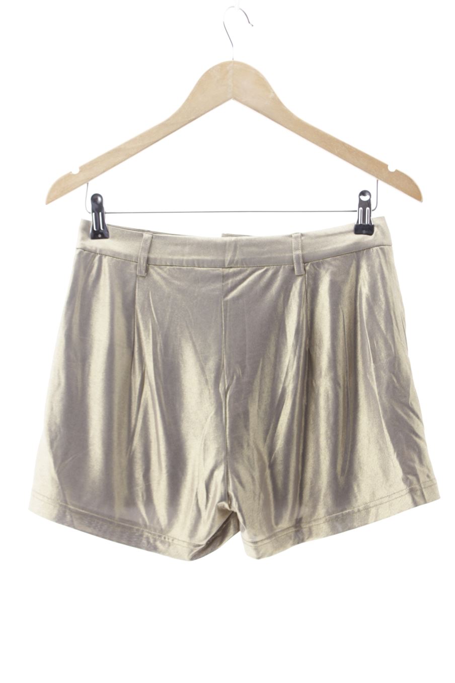 Pantalón corto de Molly Bracken de la talla XS, de color dorado