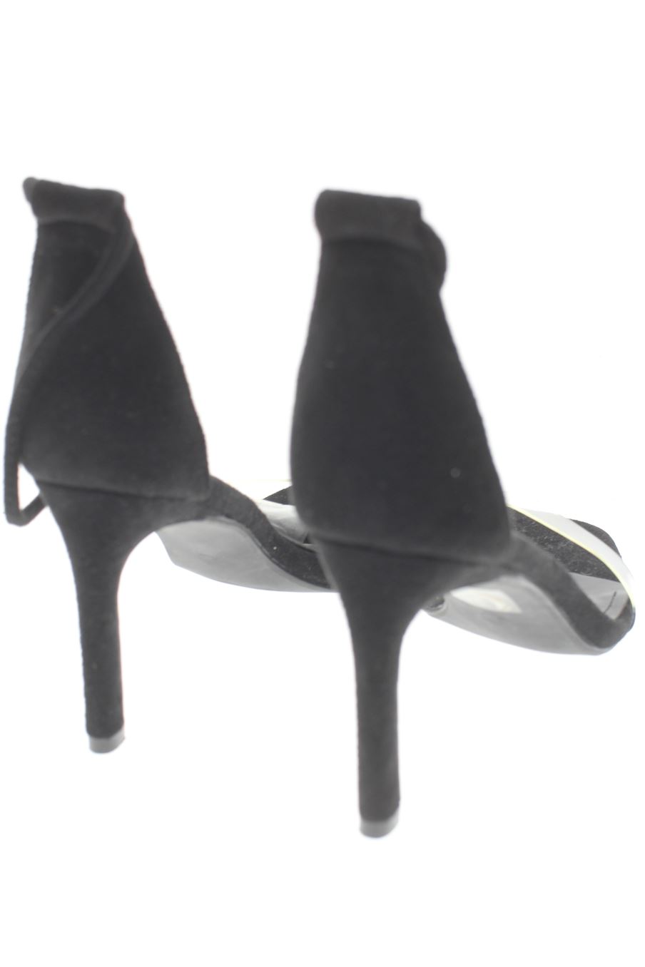 Sandalias tacon de Ideal Shoes de la talla 37, de color negro de