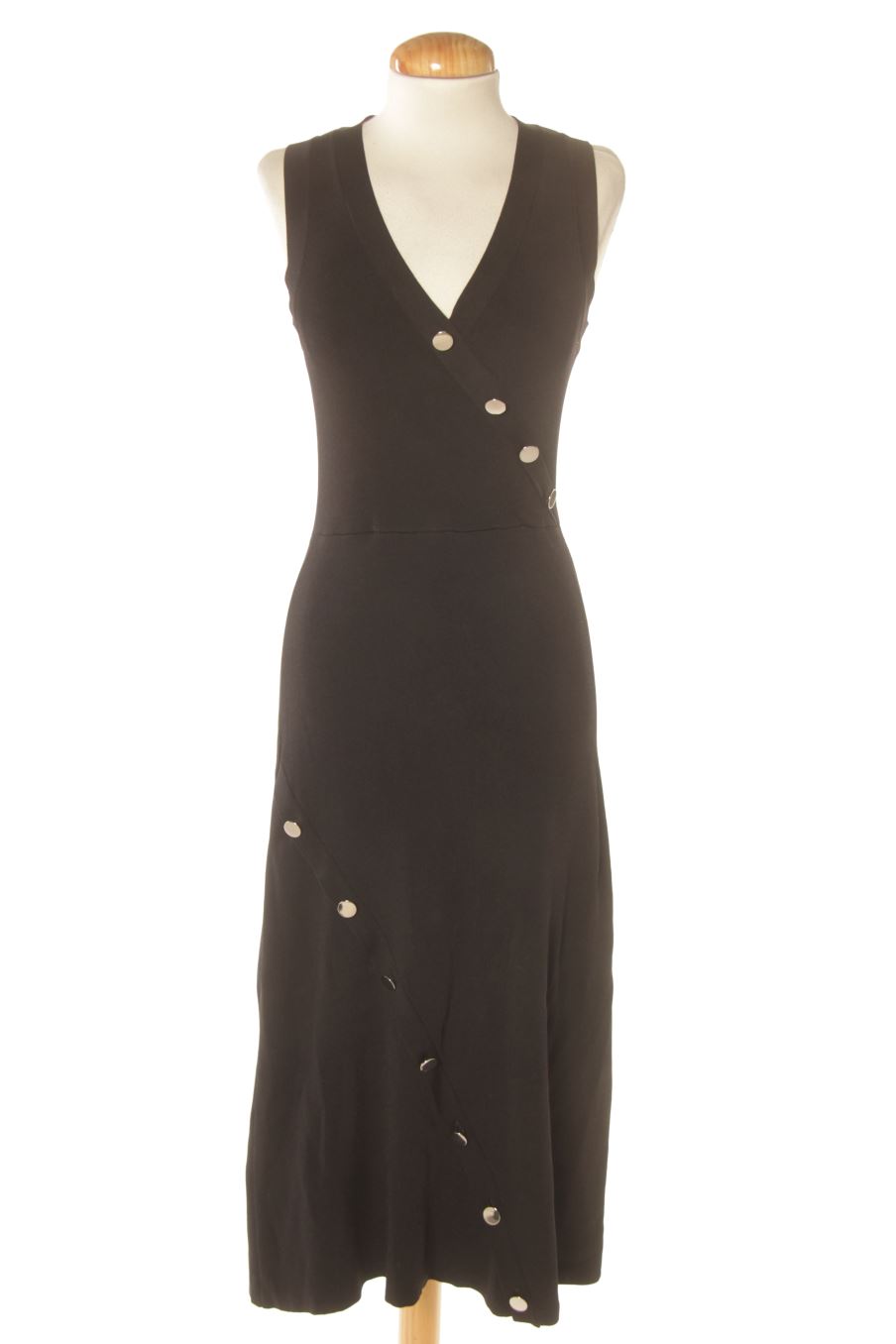 Vestido elegante de Warehouse de la talla 34, de color negro