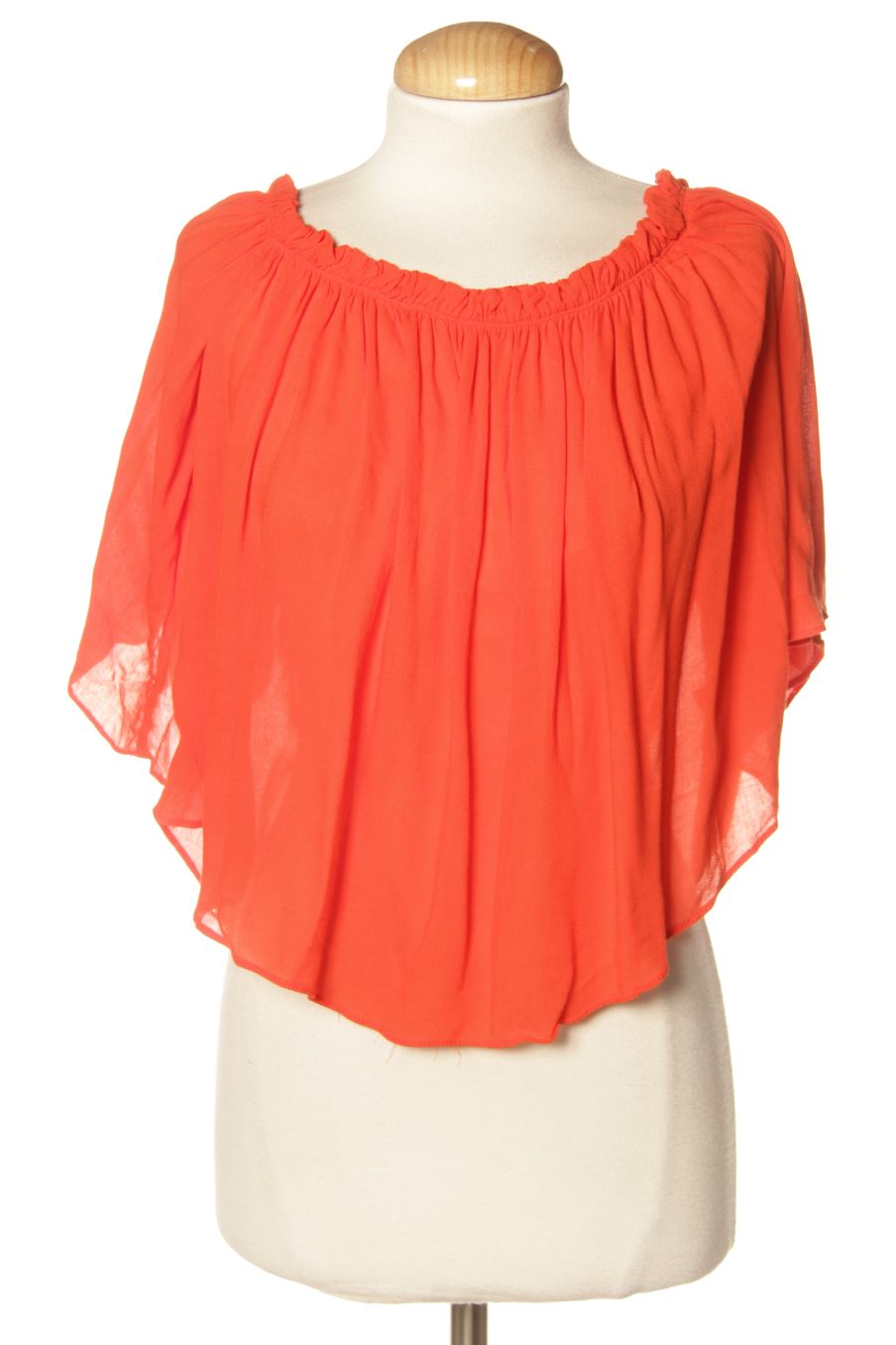 Top de trf (ZARA) de la talla XS, de color rojo