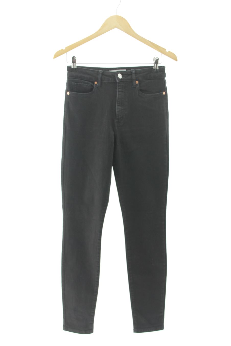 Jeans de Mango de la talla 38, de color nero
